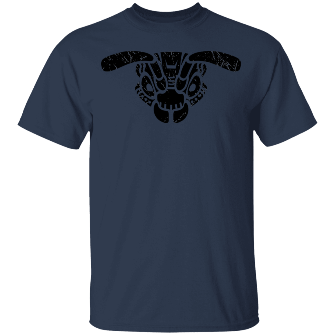 Black Distressed Emblem T-Shirt for Kids (Hornet/Buzz Squadron)