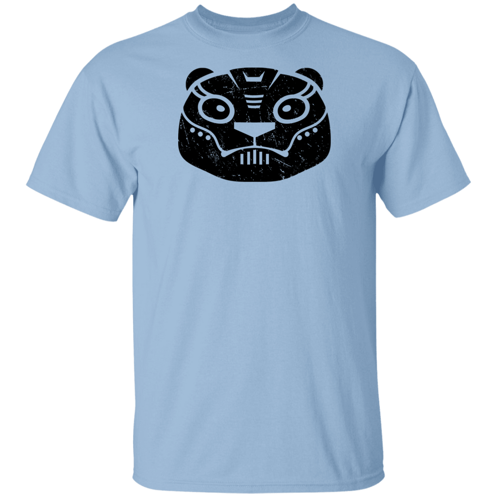 Black Distressed Emblem T-Shirt for Kids (Polar Bear/Grit)