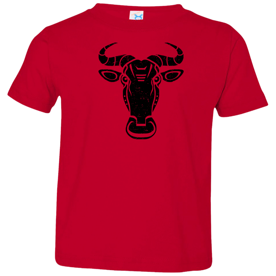 Black Distressed Emblem T-Shirt for Toddlers (Wildebeest/Brute)
