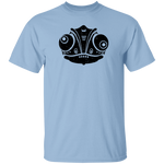 Black Distressed Emblem T-Shirt for Kids (Chameleon/Fade)