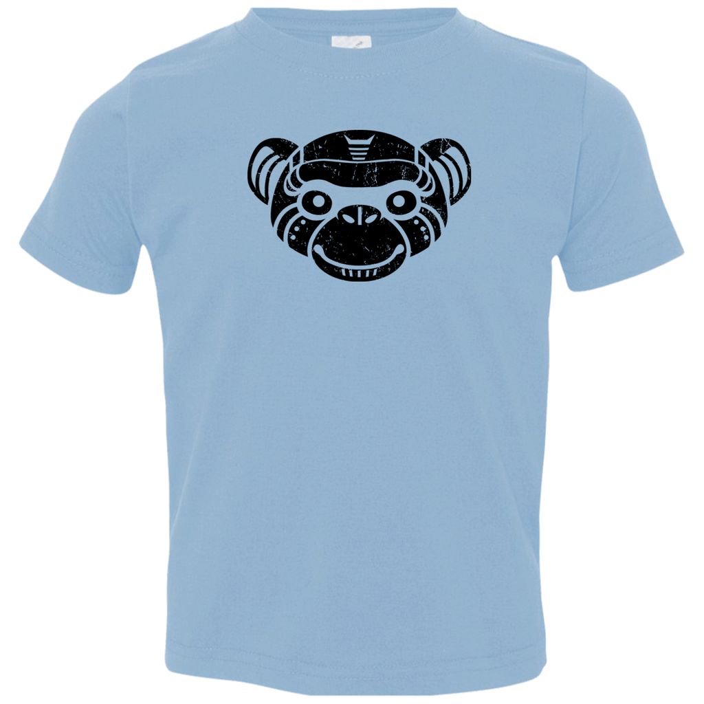 Black Distressed Emblem T-Shirt for Toddlers (Monkey/Fix) - Dark Corps