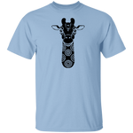 Black Distressed Emblem T-Shirt for Kids (Giraffe/Archie)