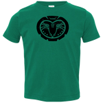 Black Distressed Emblem T-Shirt for Toddlers (Barn Owl/Grim)