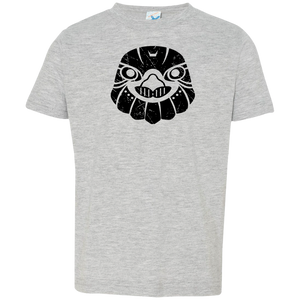 Black Distressed Emblem T-Shirts for Toddlers (Hawk/Talon) - Dark Corps