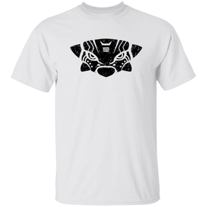 Black Distressed Emblem T-Shirt for Kids (Ankylosaurus/Grump)