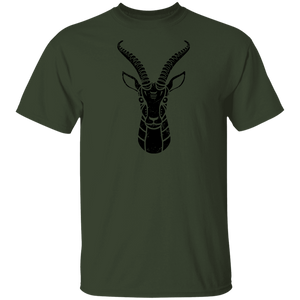 Black Distressed Emblem T-Shirt for Kids (Gazelle/Grace)