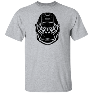 Black Distressed Emblem T-Shirt for Kids (Gorilla/Knuckles)