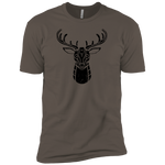 Black Distressed Emblem (Deer/Stag) - Dark Corps