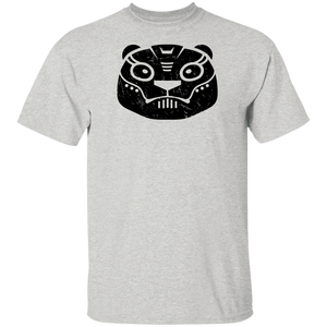 Black Distressed Emblem T-Shirt for Kids (Polar Bear/Grit)