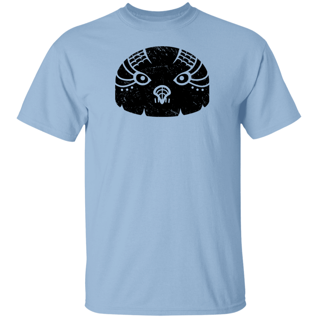 Black Distressed Emblem T-Shirt for Kids (Snow Owl/Valor)