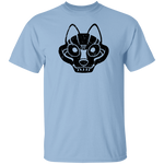 Black Distressed Emblem T-Shirt for Kids (Wolf/Wolf Squad)