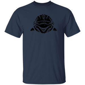 Black Distressed Emblem T-Shirt for Kids (Dolphin/Clicker)