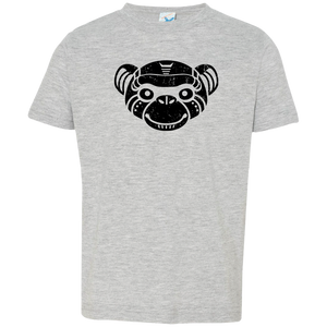Black Distressed Emblem T-Shirt for Toddlers (Monkey/Fix) - Dark Corps