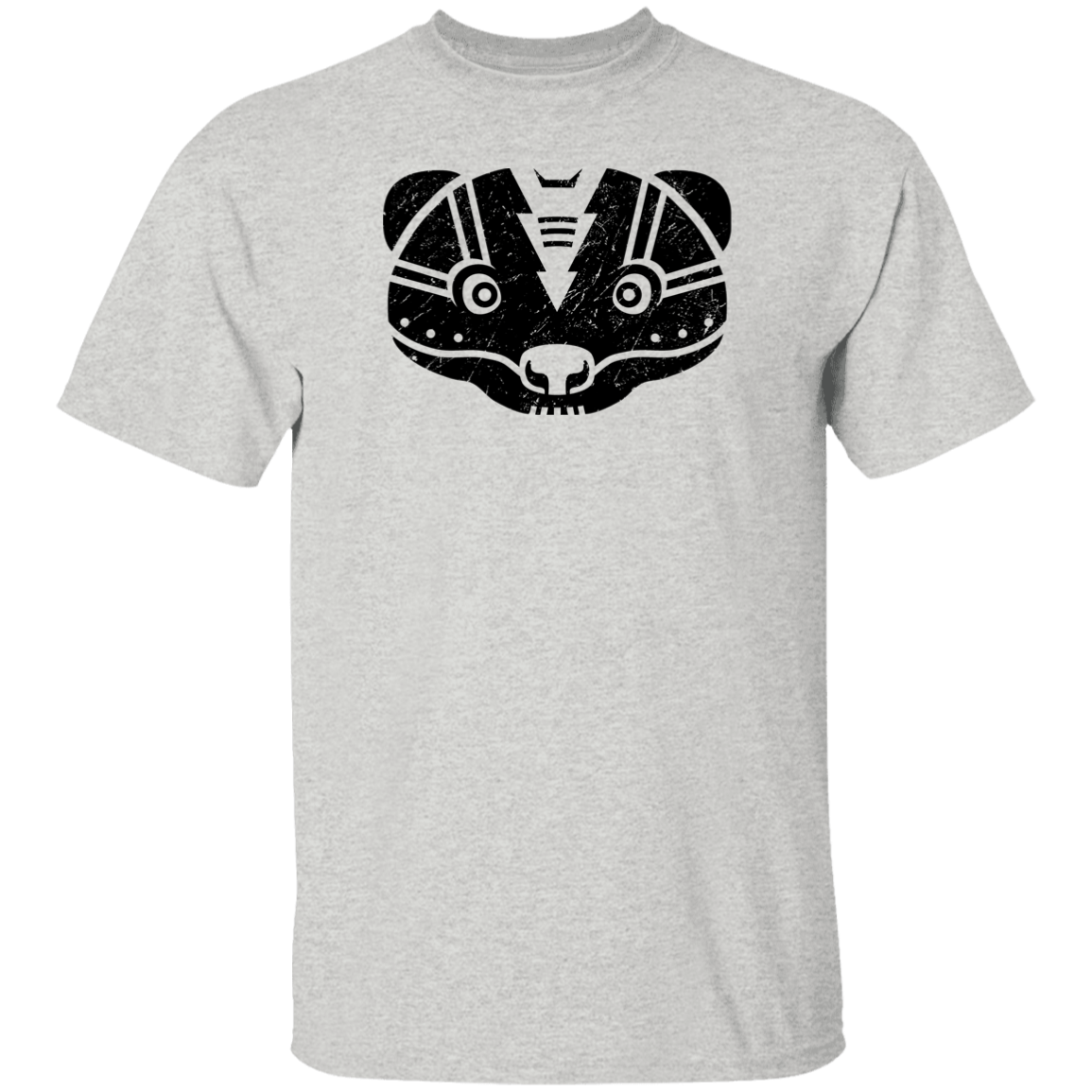 Black Distressed Emblem T-Shirt for Kids (Skunk/Stinker)