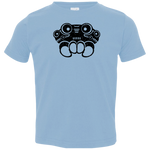 Black Distressed Emblem T-Shirt for Toddlers (Spider/Webber)