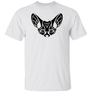 Black Distressed Emblem T-Shirt for Kids (Fennec Fox/Fen)