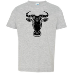 Black Distressed Emblem T-Shirt for Toddlers (Wildebeest/Brute)