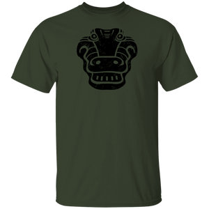 Black Distressed Emblem T-Shirt for Kids (Alligator/Croc)