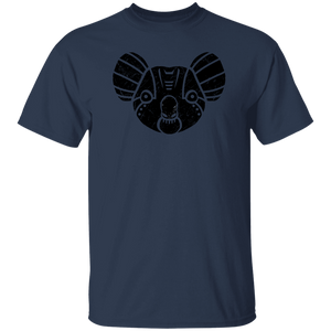 Black Distressed Emblem T-Shirt for Kids (Koala/Everest)