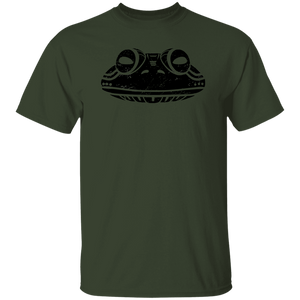 Black Distressed Emblem T-Shirt for Kids (Frog/Hopalong)