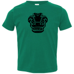 Black Distressed Emblem T-Shirts for Toddlers (Alligator/Croc) - Dark Corps