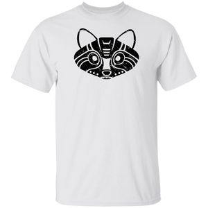 Black Distressed Emblem T-Shirt for Kids (Raccoon/Pilfer)