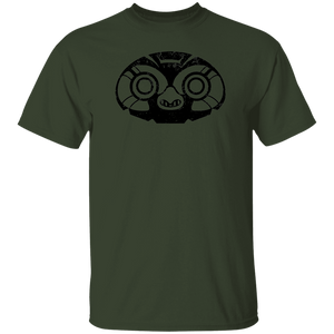 Black Distressed Emblem T-Shirt for Kids (Elf Owl/Peeps)