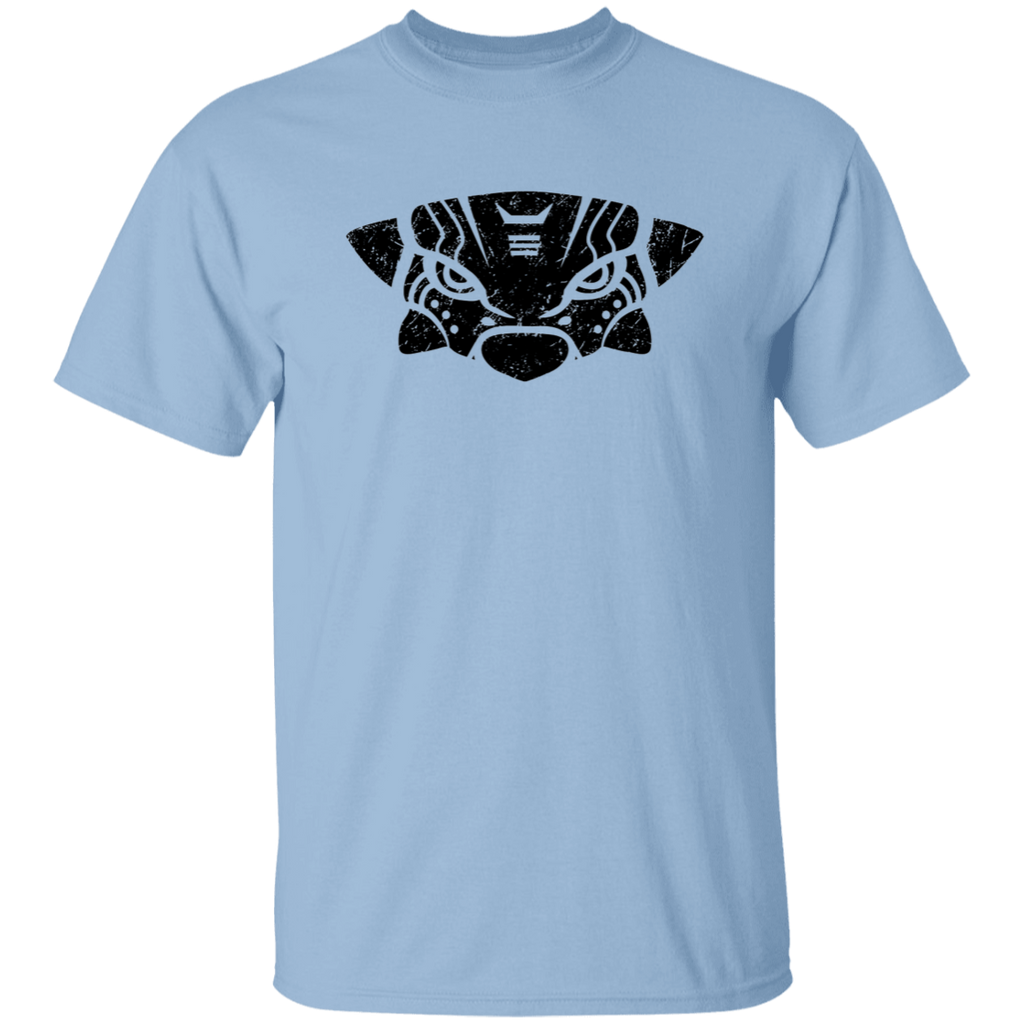 Black Distressed Emblem T-Shirt for Kids (Ankylosaurus/Grump)