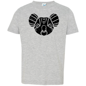 Black Distressed Emblem T-Shirt for Toddlers (Koala/Everest)