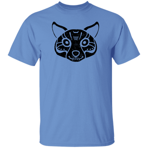 Black Distressed Emblem T-Shirt for Kids (Coyote/Coy)