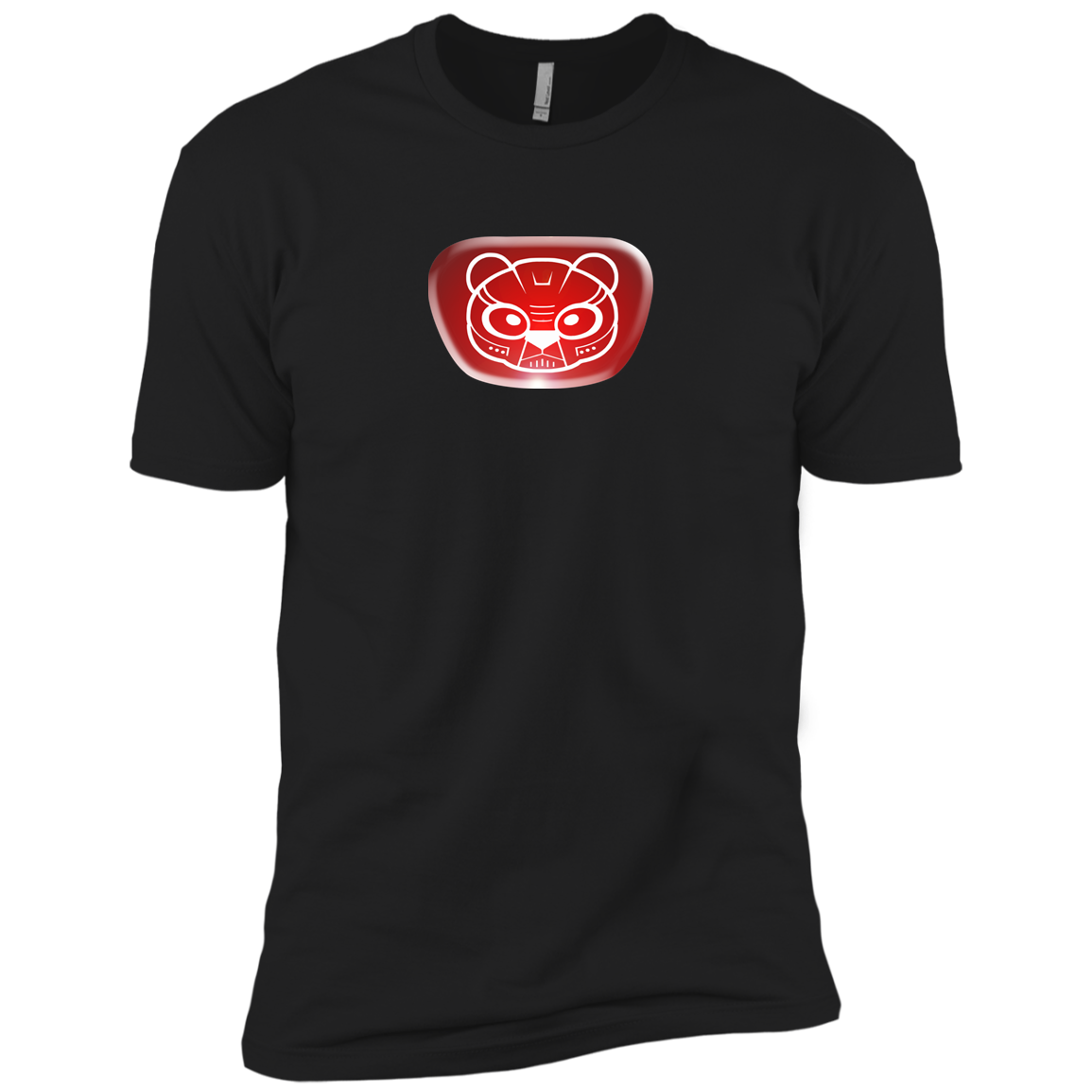 Chest Emblem T-Shirt Red Bear - Dark Corps