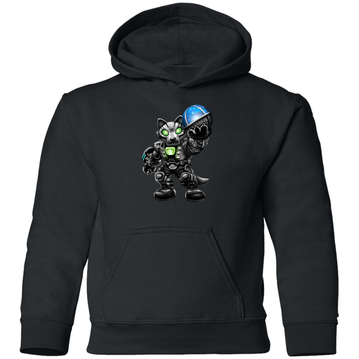 Chomper with Morning Glory Weapon Hoodie for Kids
