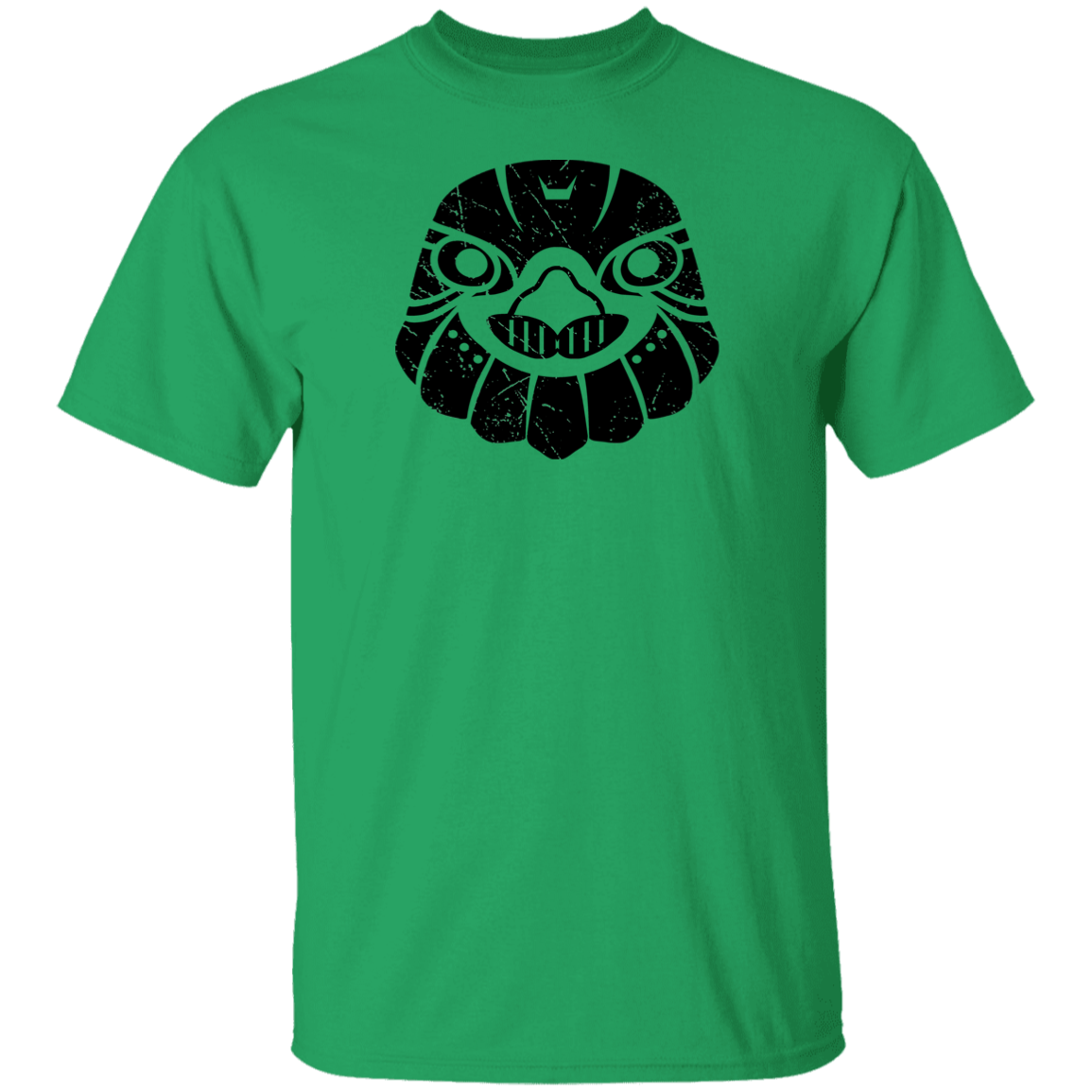 Black Distressed Emblem T-Shirt for Kids (Hawk/Talon)
