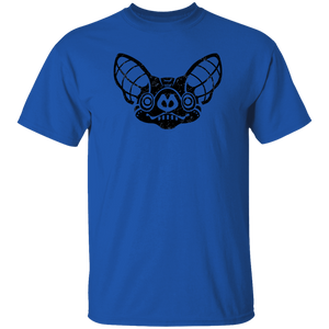 Black Distressed Emblem T-Shirt for Kids (Bat/Radar)